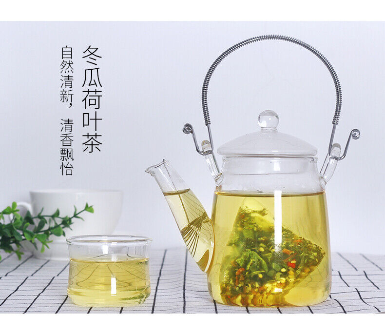 Winter Melon Lotus Leaf Tea with Cassia Seed Tuckahoe Hawthorn Tangerine Peel