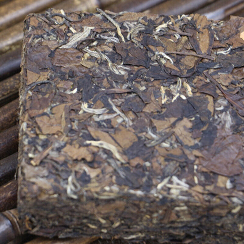 HelloYoung Ancient Shou Mei White Tea Health  Chinese Tea White Tea Brick 500g