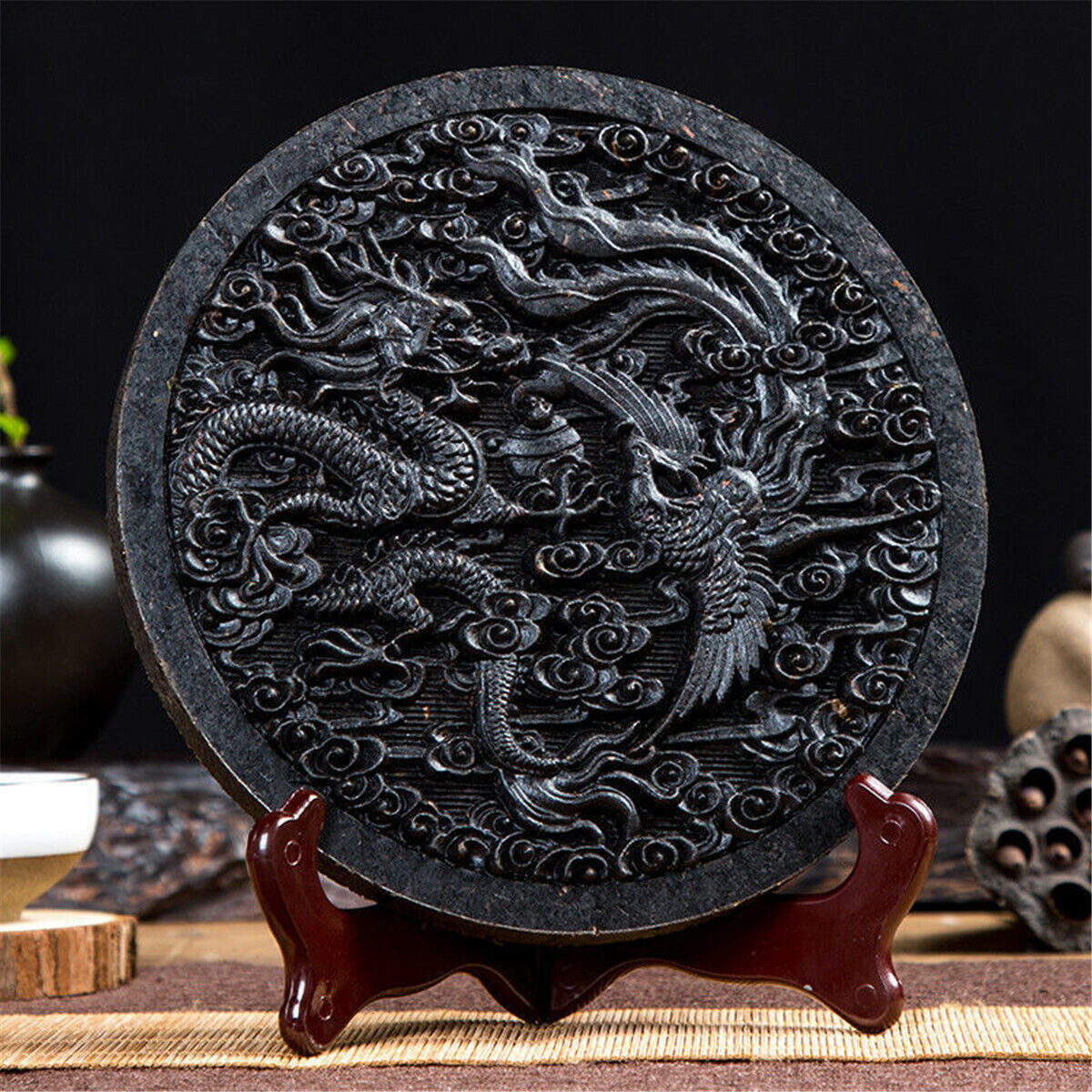500g Dragon & Phenix Big Red Robe Tea Black Tea Cake Wu Long Tea Da Hong Pao Tea