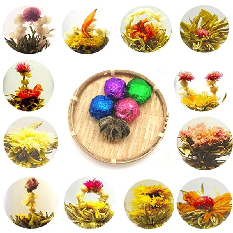 NEW Hand-made Beautiful Blooming Flower Tea Ball Dried Flowers Tea 20pcs