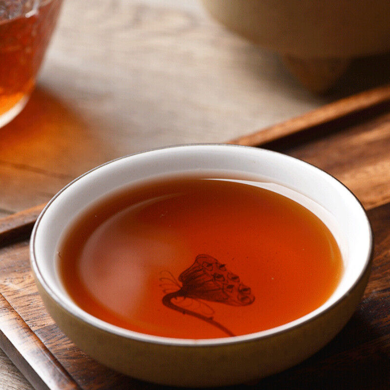 357g/12.59oz  Puerh Black Tea Healthy Drink Natural Big  Pu-Erh Ripe Tea Cake