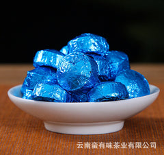 Yunnan Pu'er Tea Mini Seven Colored Small Golden Tuo Nuoc Xiang Ripe Tuo 500g