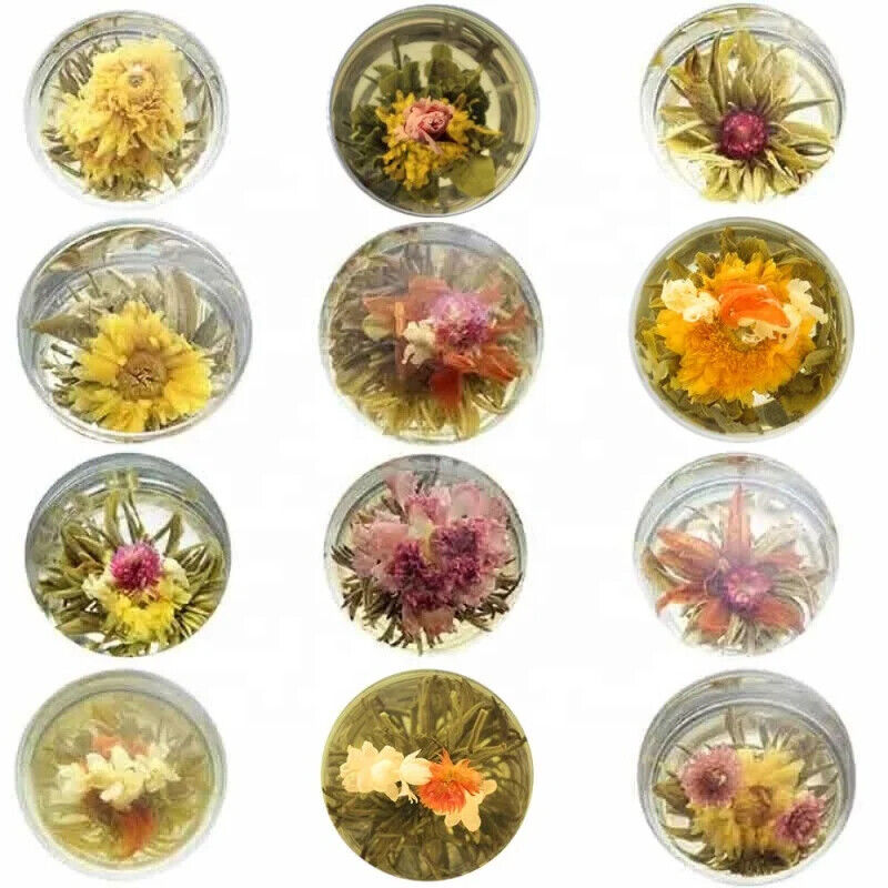 Organic Green Tea Base Blooming Flowering Tea Art Tea Ball Flowering Tea 20pcs