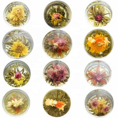 Organic Green Tea Base Blooming Flowering Tea Art Tea Ball Flowering Tea 20pcs
