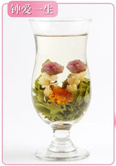Blooming Tea Silver Needle Jasmine Marigold Flowering Zhong Ai Yi Sheng 20pcs