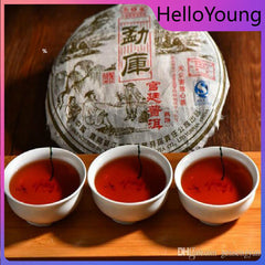 400g Gong Ting Royal Old Puer Tea Cake Yunnan Mengku Ripe Pu-erh Tea Black Tea 茶