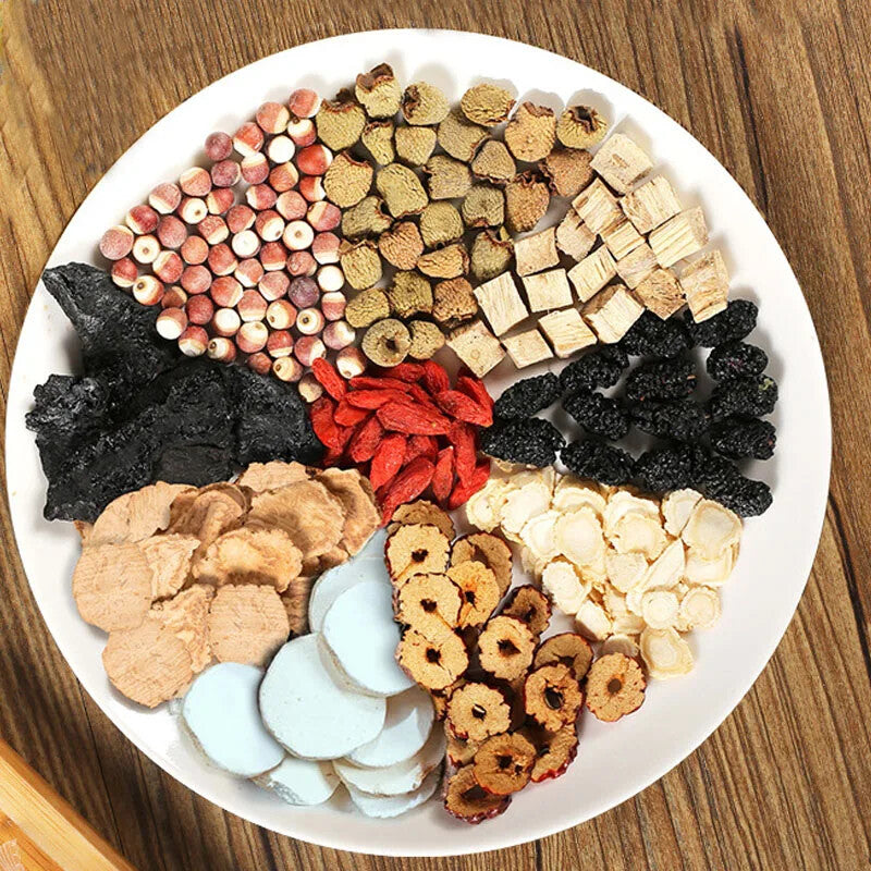 Chinese Herbal Tea for Man Vitality Enhancement Tea Ginseng Ten Treasures Tea