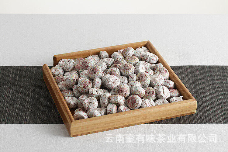 HelloYoung Yunnan Pu'er Tea 500g Glutinous Rice Fragrance Ripe Tuo(White Cotton) Pu'er