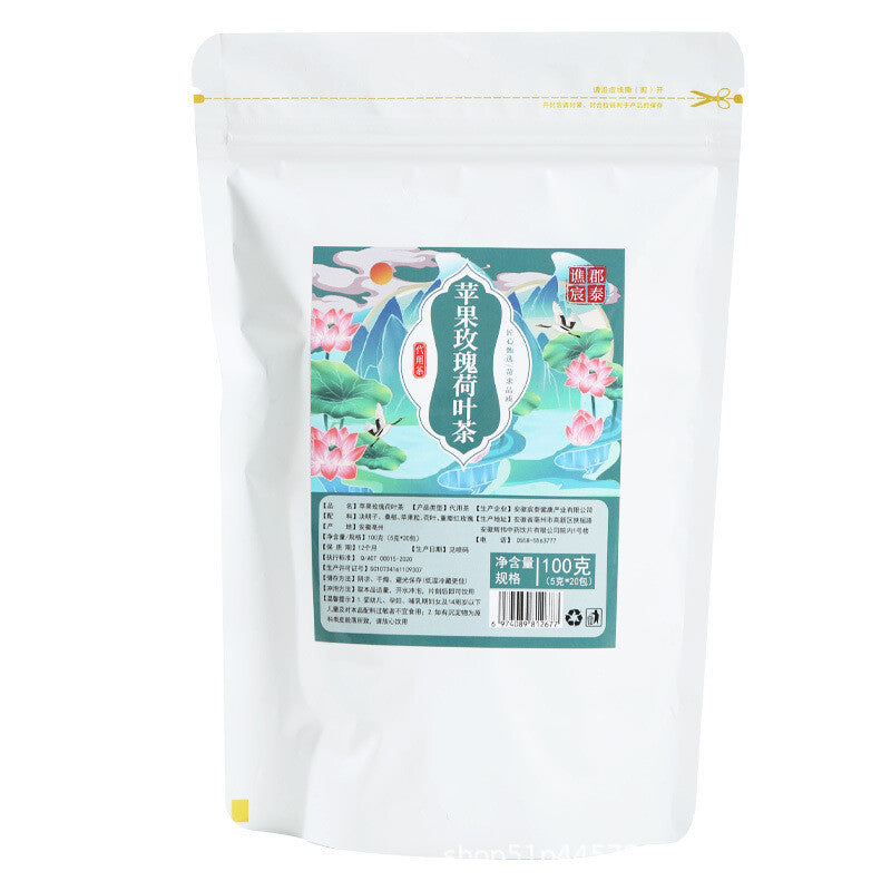 Blooming flower tea for beauty-slimming tea Beauty nourishing Qi apple rose tea