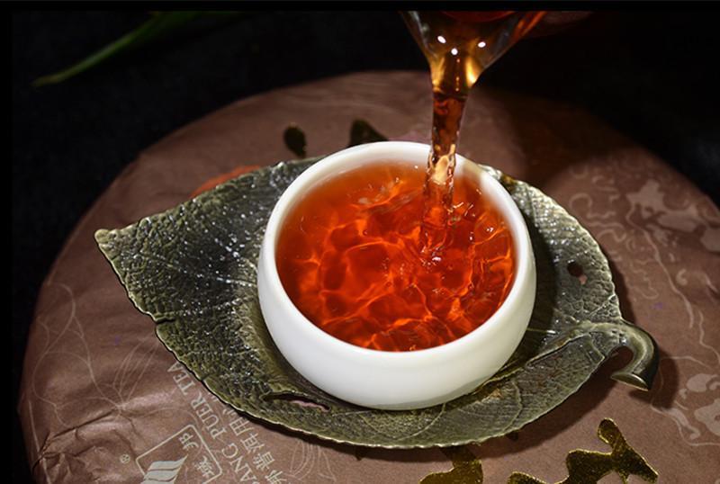 357g Top Grade Original Ripe Pu-erh Cooked Tea Cake Shu Pu'er Tea Free Shipping