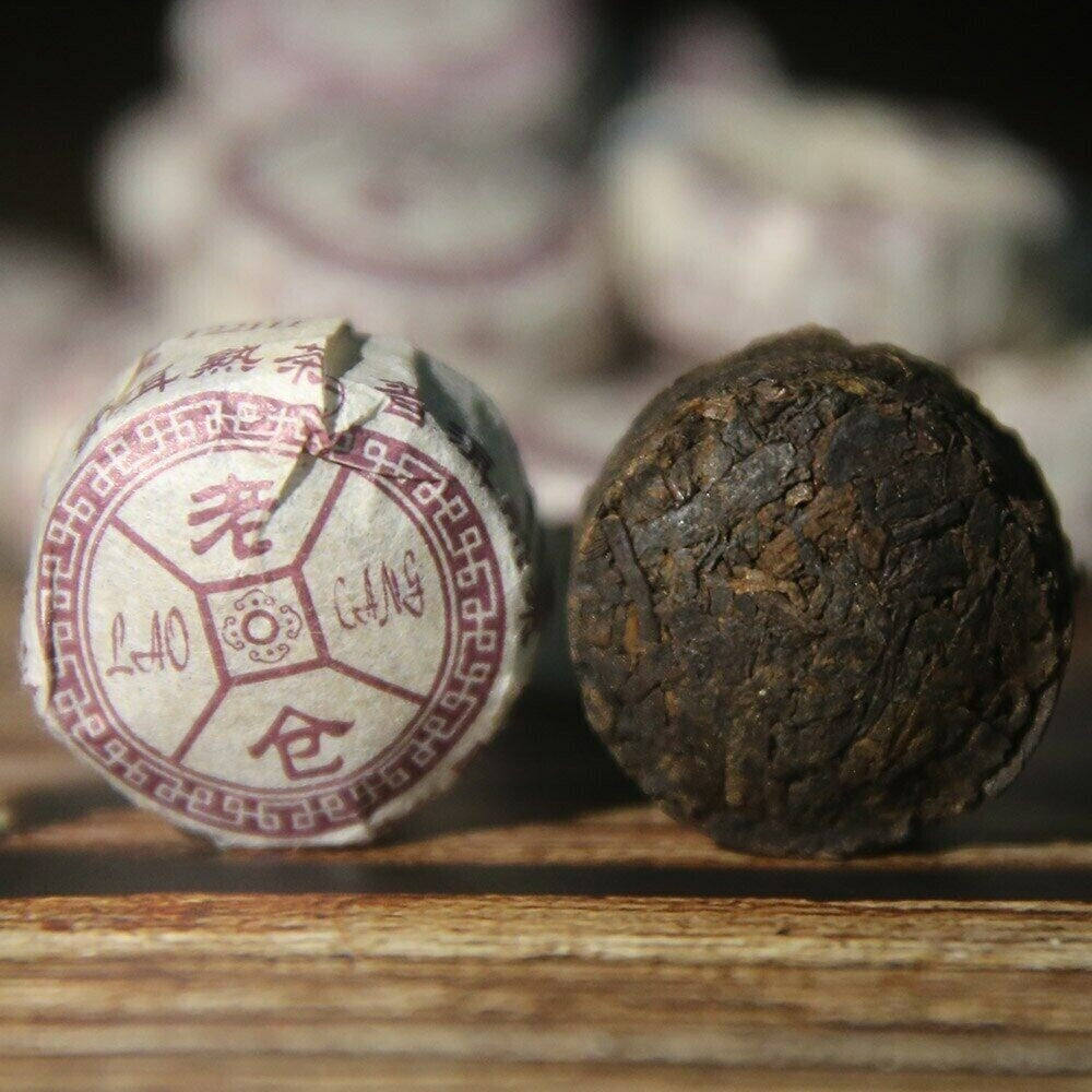 2015 Laocang Ripe Puer Tuocha Tea Aged Mini Tuo Cha Original Flavor