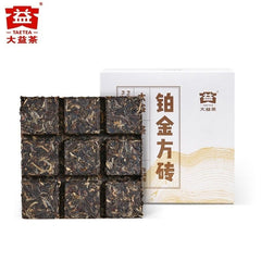 Thé Pu'er platine carré brique thé cru petite brique carrée thé Menghai 60g