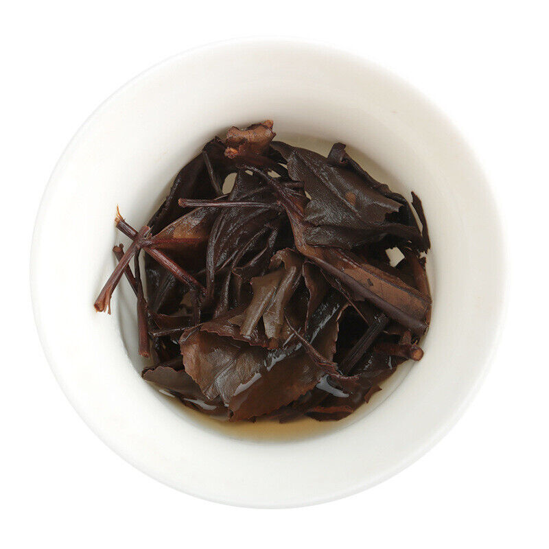 HelloYoung 500g Fuding White Tea Shou Mei Chocolate Tea Brick Alpine Sun Date Fragrant Tea