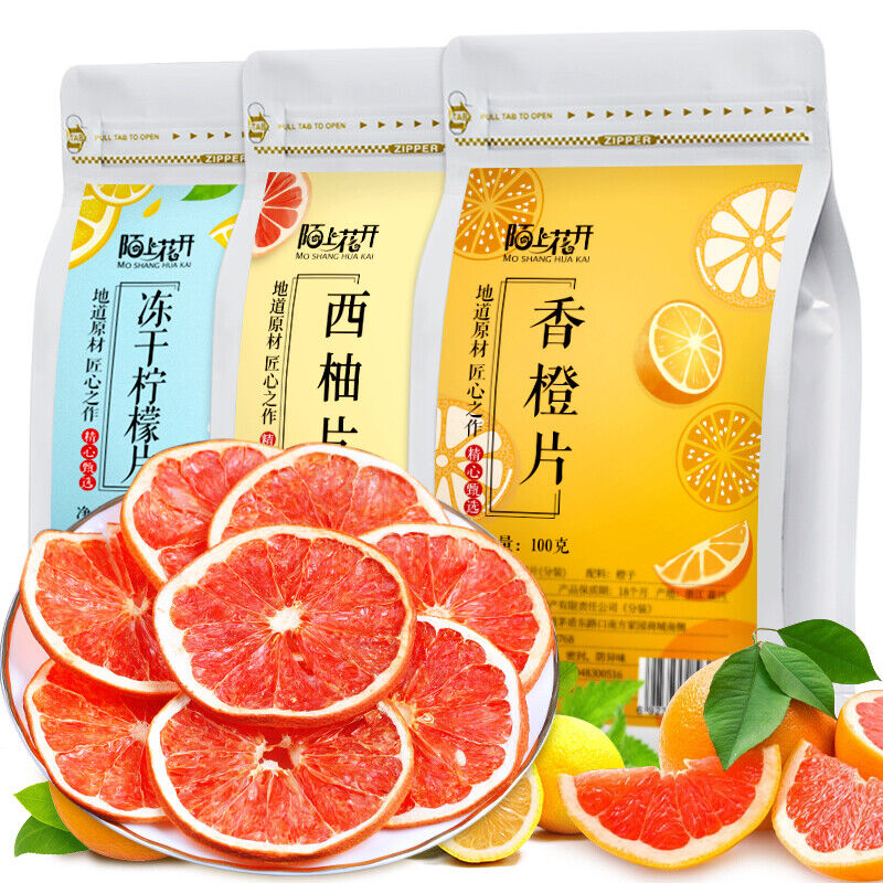 Orange Slices, Grapefruit Slices, Freeze-dried Lemon Slices, Handmade Fruit Tea