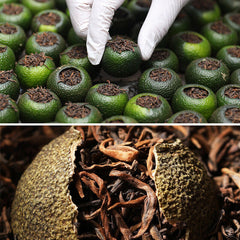 Xinhui Sun-dried Green Orange Peel Pu-erh Tangerine Peel Palace Pu'er Ripe Tea
