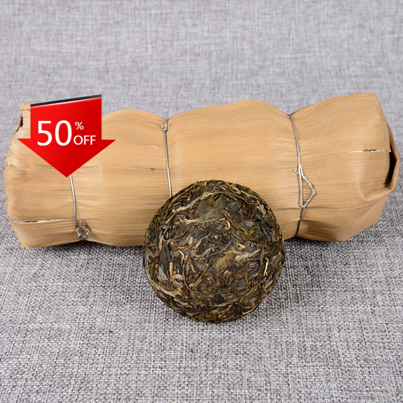 Yunnan Pu'er Tea Bamboo Shoot Shell Pu'er Tea Tuo Organic Green Tea  100*5pcs