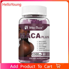 100% Natural Maca Root Plus Butt Firming BBL-Gummies for Butt Hips Enlargement
