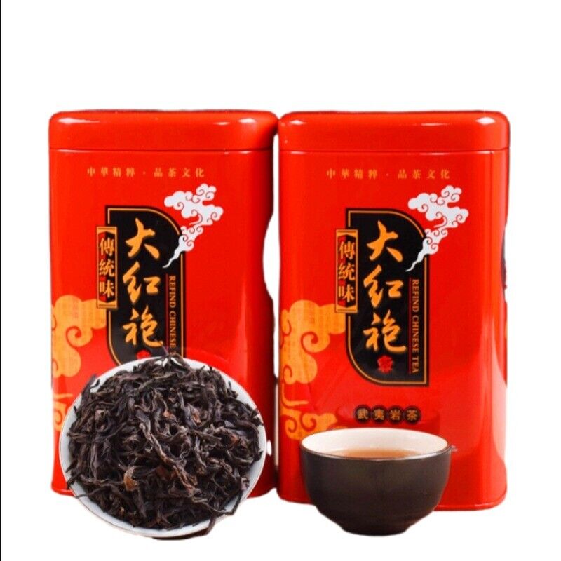 HelloYoung Chinese Organic Da Hong Pao Black Tea 100g Oolong Tea Gift Package Healthy Drink