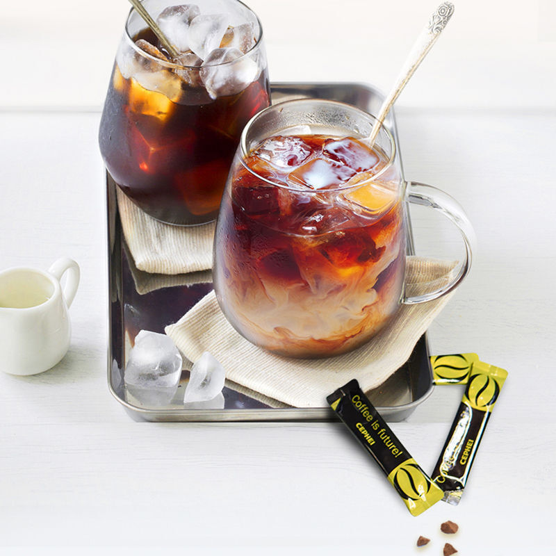 Black Coffee Instant 0 Cane Sugar 0 Additives Americano Freeze Dried 100 Cups
