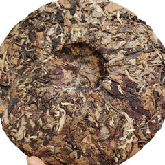 HelloYoung Yunnan White Tea Handmade Graphite Pressed White Tea Cake Organic 357g/12.59oz