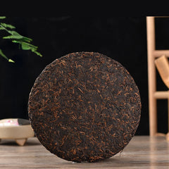 357g/12.59oz  Puerh Black Tea Healthy Drink Natural Big  Pu-Erh Ripe Tea Cake