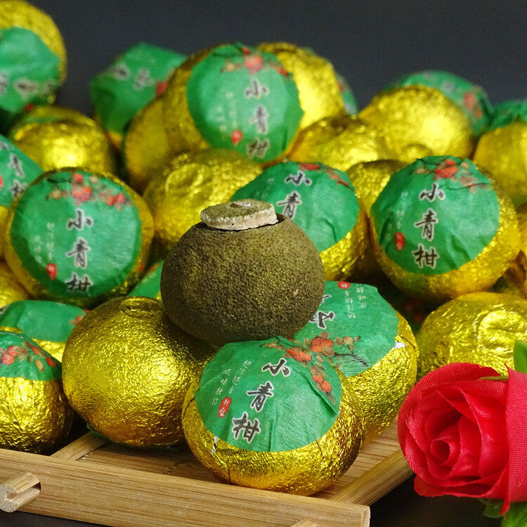 Fruity Citrus Xinhui Small Green Citrus Peel Tea Puerh Tea 500h
