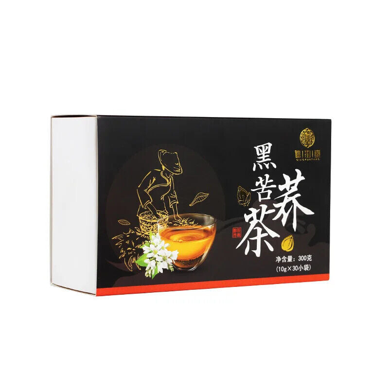 Black Tartary Buckwheat Tea Healthy Herb Tea Bag 300g/30 Bags