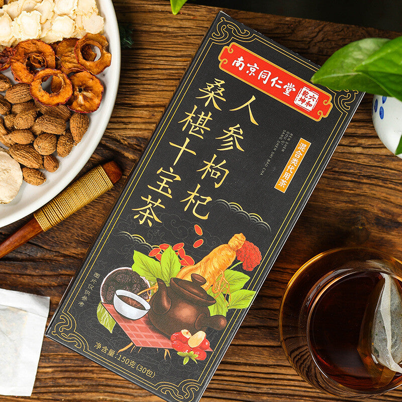 Ginseng, Wolfberry, Mulberry, Ten Treasures Tea, Bagged Tea, Maca Tea, Yizhi Ren