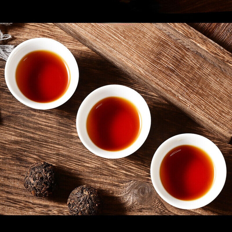 250g Pu'er Dosenkasten Yunnan Big Tree Pu-Erh Tee Dragon Ball Gekochter Tee