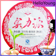 330g Ripe Organic Cooked Puer Tea Shu Pu-erh Tea Factory Direct Green Food Tea 茶
