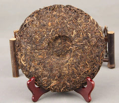 Aged Raw Puerh Tea Cake Gu Hua Cha Unfermented Puer Yunnan Qi Zi Bing Cha 357g