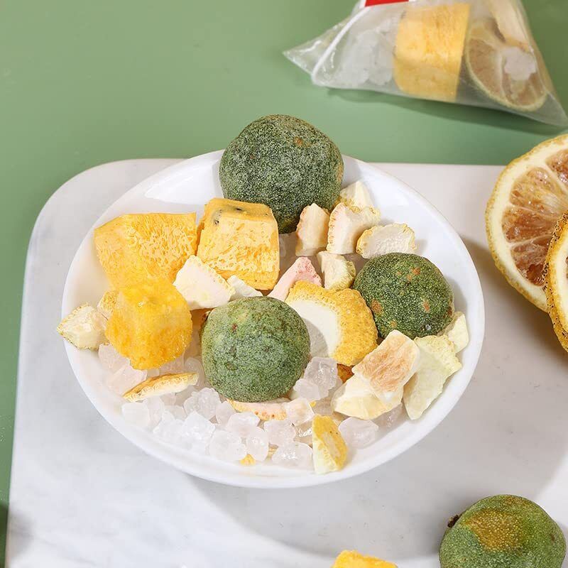 500g(10g*50)  Kumquat lemon passion fruit honey lemon slice freeze- fruit tea