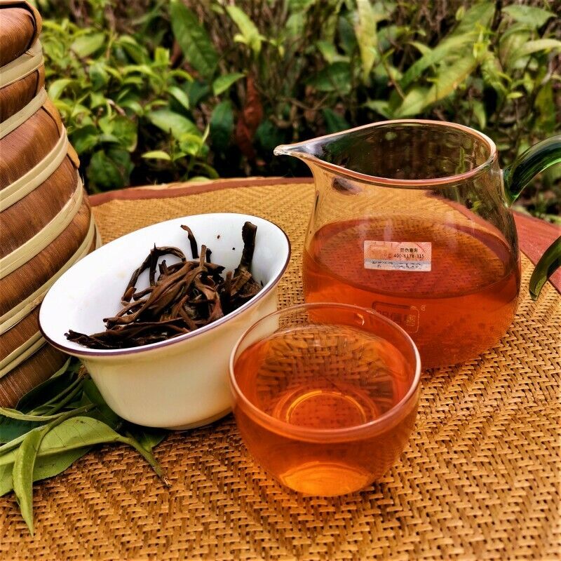 357g/12.59oz Gaoligong Mount Pu'er Tea Green Tea Organic Slimming Aged Tea Cake