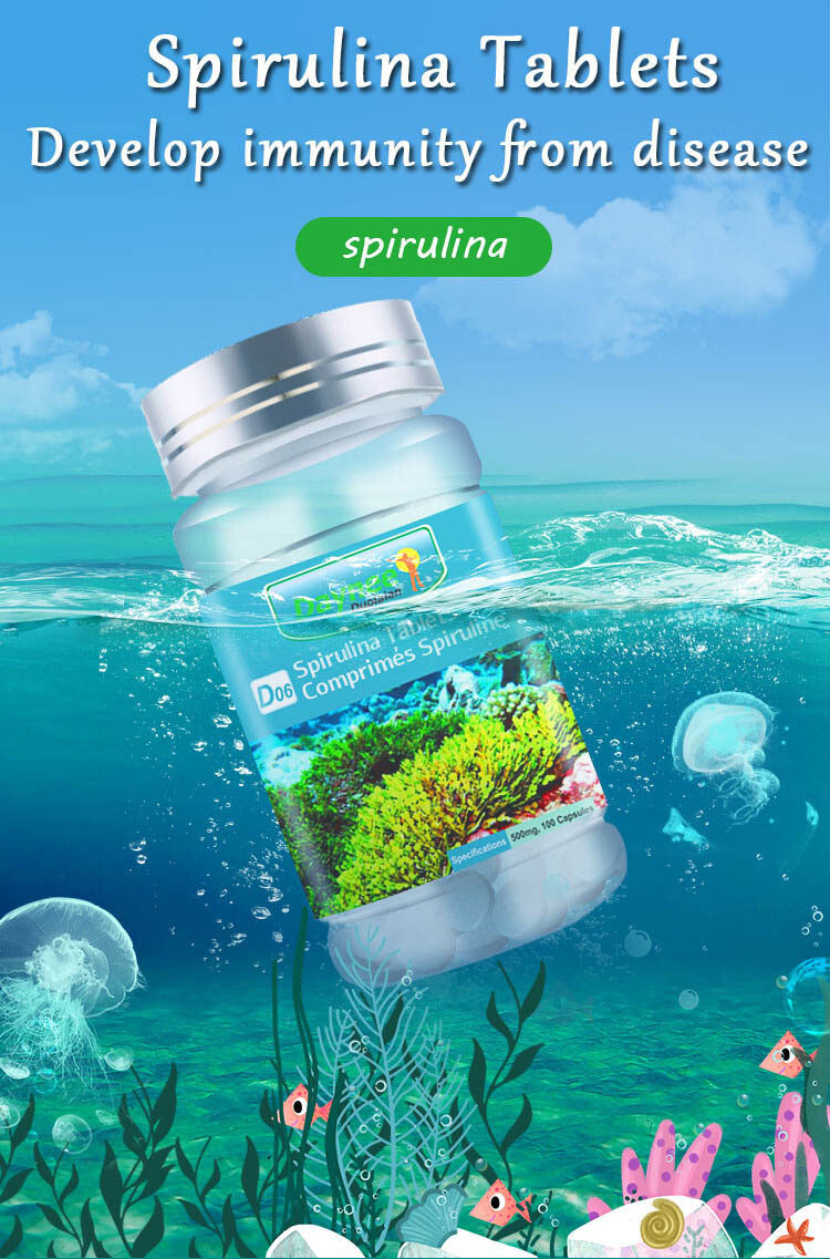 Natural Spirulina Tablet Weight Loss Beauty Anti-aging Pill
