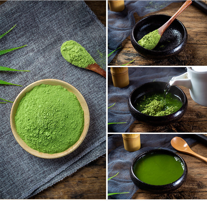100g Fresh Green Tea Powder Baking Material Green Tea Longjing Tea Powder