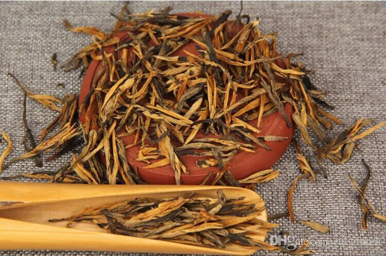 HelloYoung New Dianhong Black Tea Bud Need Gold Grade Gold Dianhong Single Bud Tea250g