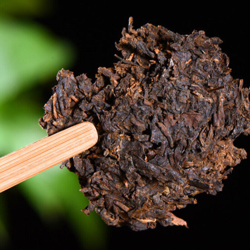 Abnehmen 357g Gelber Siegel Puerh Gekochter Tee Kuchen Gesundheit Schwarzer Tee