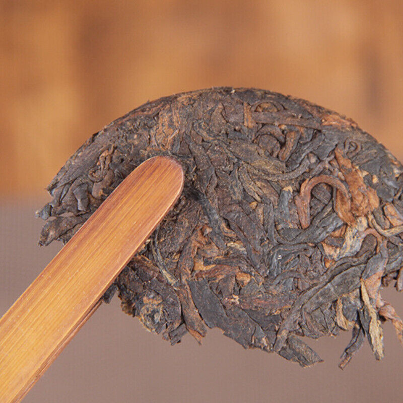 50g*10 Pcs Yunnan Pu'er Tea Ripe Tea Cake Old Flavor Aged Small Cake Tea