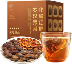 化橘红胖大海罗汉果茶30g Pan da hai, Siraitia grosvenorii, Huajuhong Mixed tea