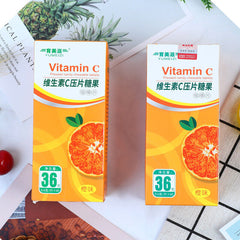 Orange Flavoured Vitamin C Vitamin C Pressure Candy Chewable Tablets