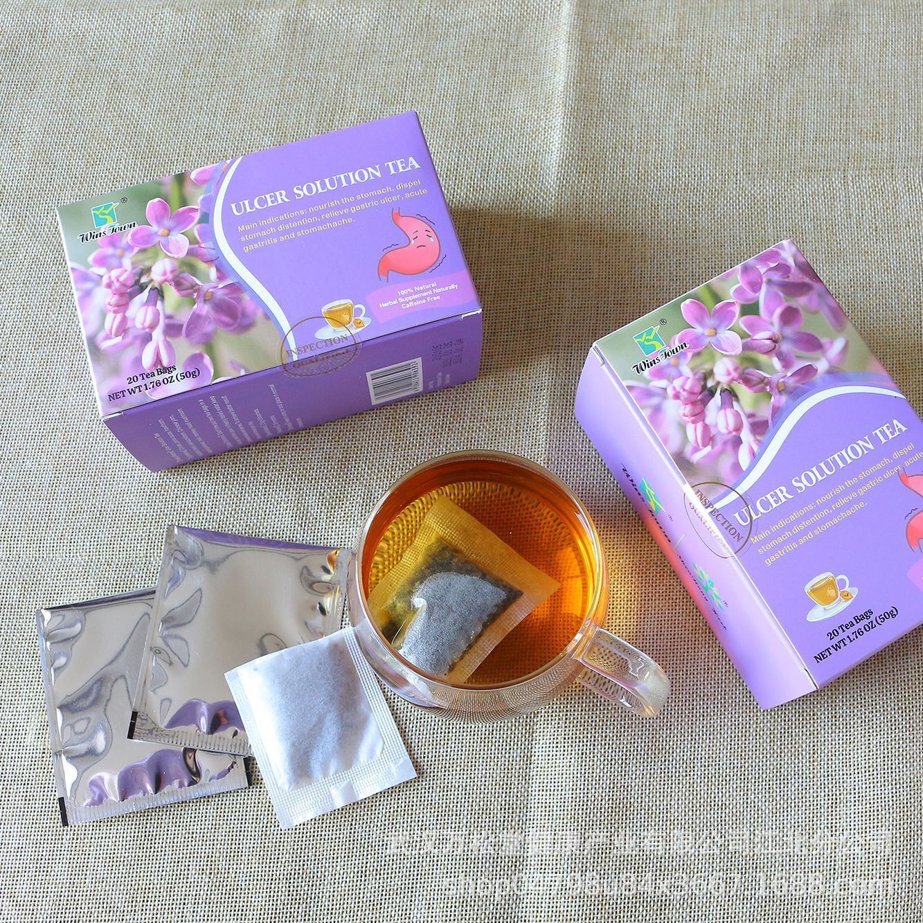 Ulcer Solution Tea Relieve Pain Gastric Protecting Herbal Tea 50g