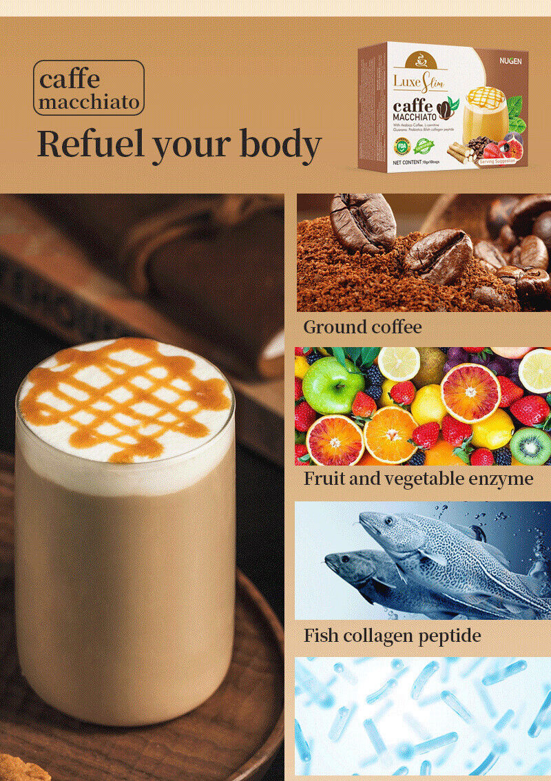 Coffee Luxe flim caffe MACCHIATO contains Arabica coffee. 100g
