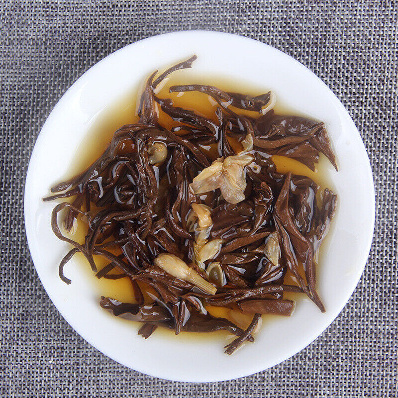 HelloYoung Jasmine Black Tea Fengqing Yunnan Dian Hong Tea Red Gold Buds Bulk 500g/1.1lb