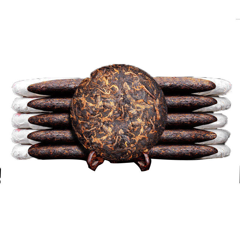 Banzhang Golden Bud Small Cake 100g Yunnan Pu'er Tea Cake Ripe Tea Cake