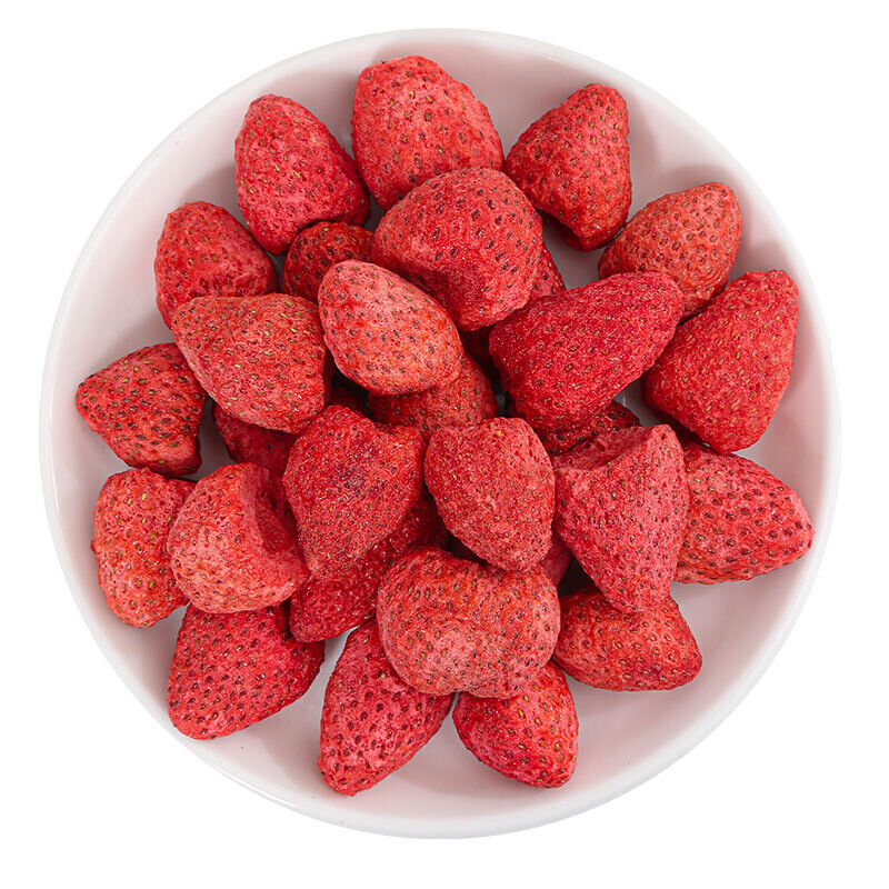 Bulk Freeze-Dried Strawberry Crisps Instant Snack Office Pack 200g/500g