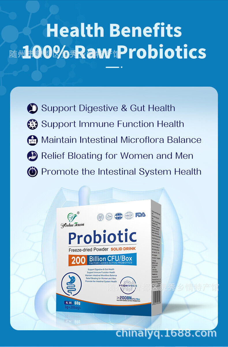 Probiotic Solid Drink Probiotic Powder Freeze-dried Poeder Healthy Drink 60g