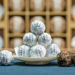 HelloYoung Yunnan white tea Shoumei white tea dragon pearl spherical handmade dragon pearl
