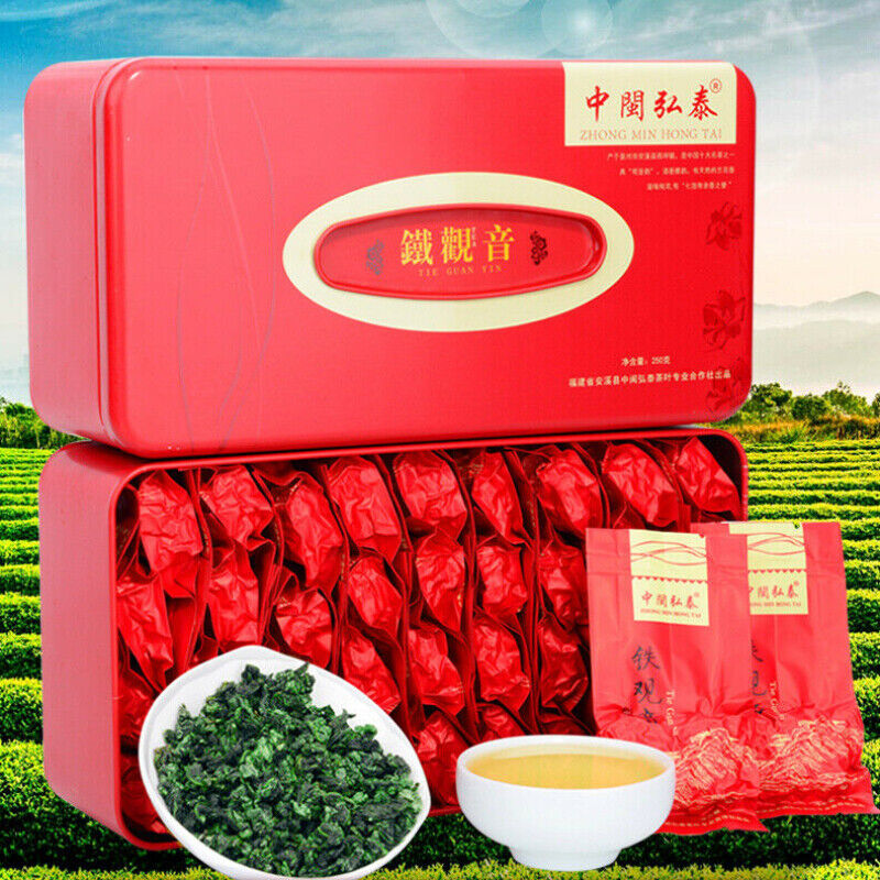 HelloYoung Oolong Tea * Classic Nongxiang Aroma Flavor Anxi Tie Guan Yin Tea China 250g Box