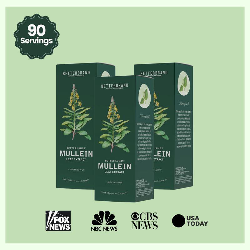 Mullein Leaf Extract Drops Health Care All-natural Ingredients