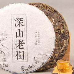 cha Puerh Tea Cake Handmade Puer Tea 100g Pu Erh Ecology Deep Mountain Old Trees